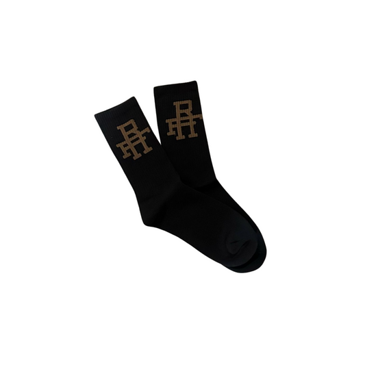 RF Black and Brown socks