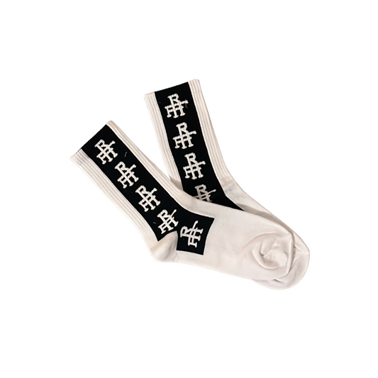 RF White and Black socks